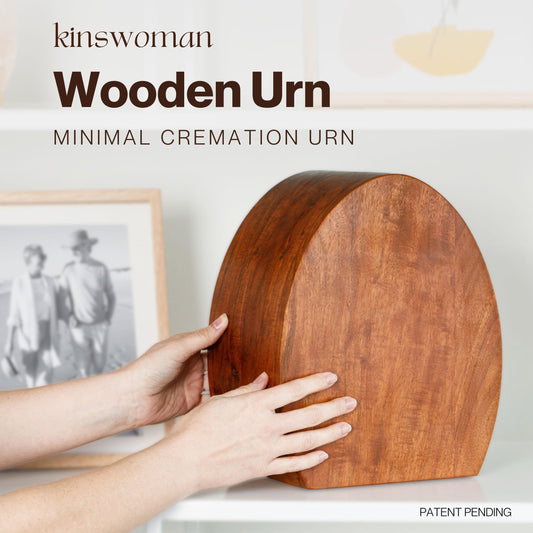 Wooden Urn for Ashes Adult Male - 250 cu in - Extra Large Cremation Urns for Men - Funeral, Burial or Memorial - TSA Approved Wood Box for Human Ashes - XL