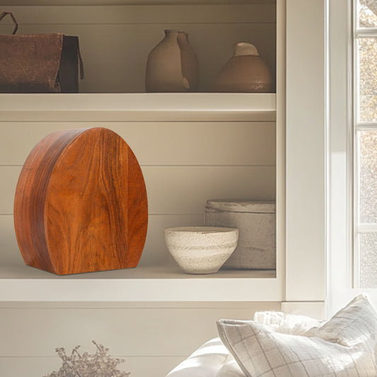 Personalized Tree of Life Wooden Urn - 250 cu in - Custom Memorial Urn for Ashes Adult Male - Engravable Wood Urn Box for Human Cremains