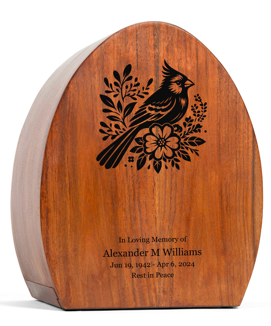 Cardinal Cremation Urn for Adults